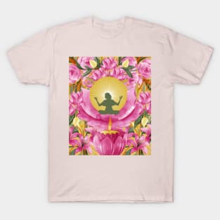 Yoga In The Lotus Pose T-Shirt